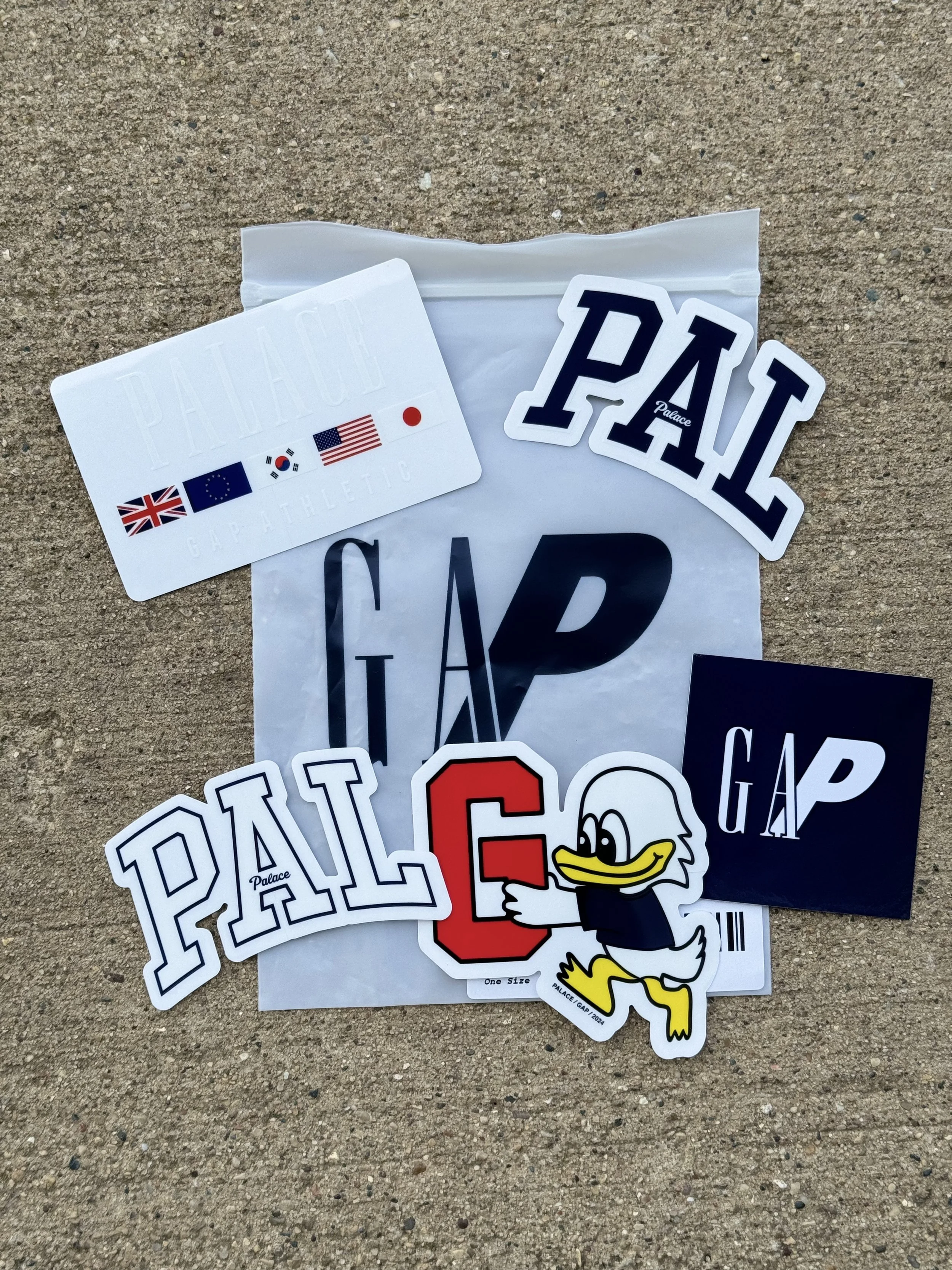 PALACE GAP STICKER PACK — STANDARD X FUTURE